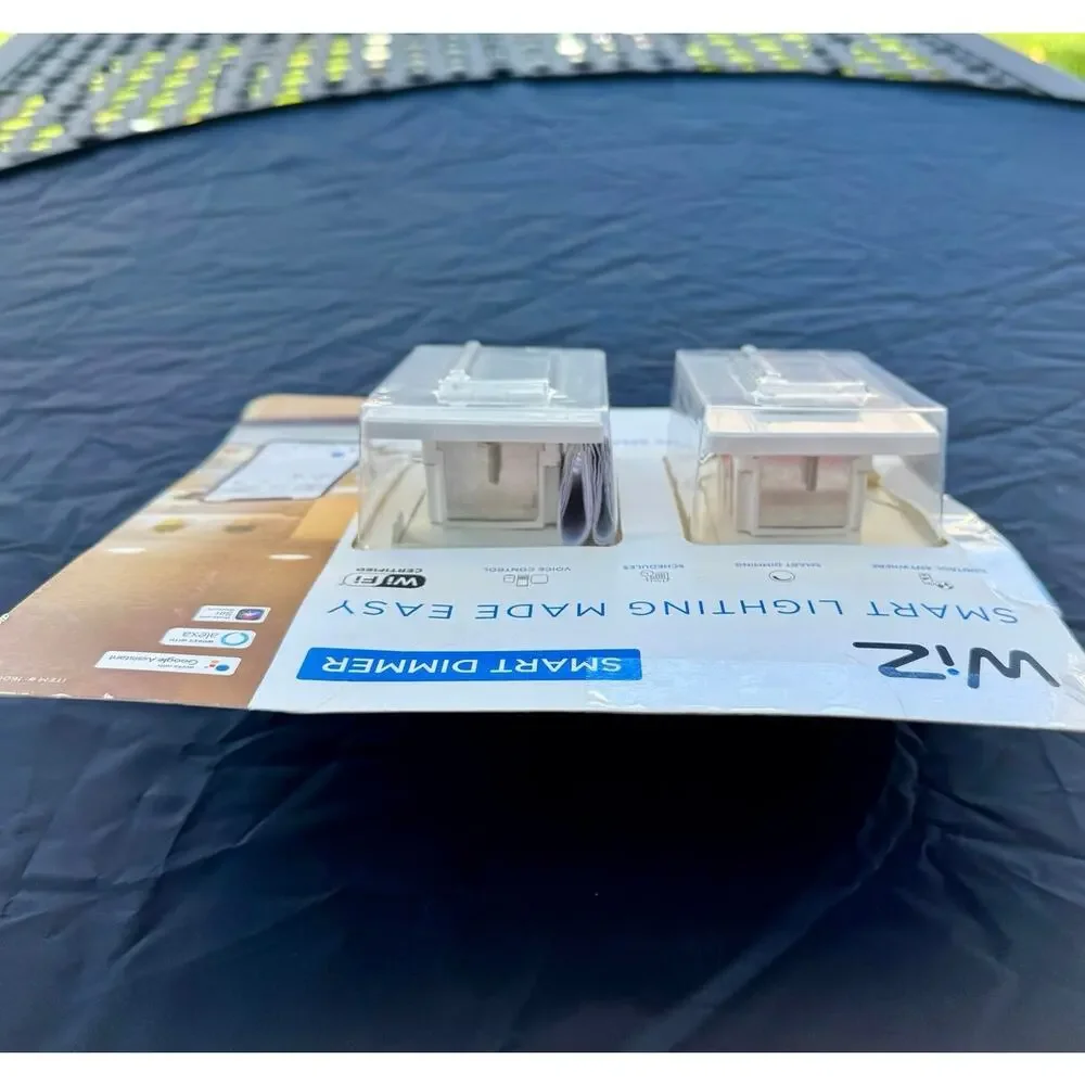WiZ Smart Dimmer Switch 2-Pack WiFi Alexa Google Assistant Siri Open Box
